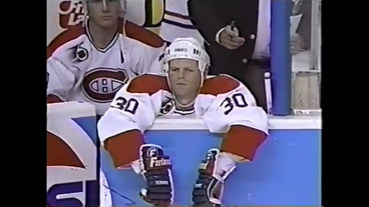 Canadiens - Sabres rough stuff 4/12/92