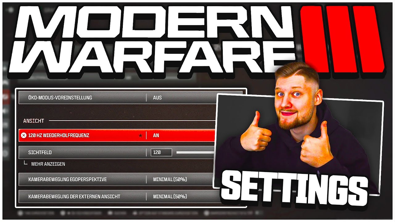 Die BESTEN EINSTELLUNGEN für MODERN WARFARE 3 auf KONSOLE! 🛠 (Beste Settings)