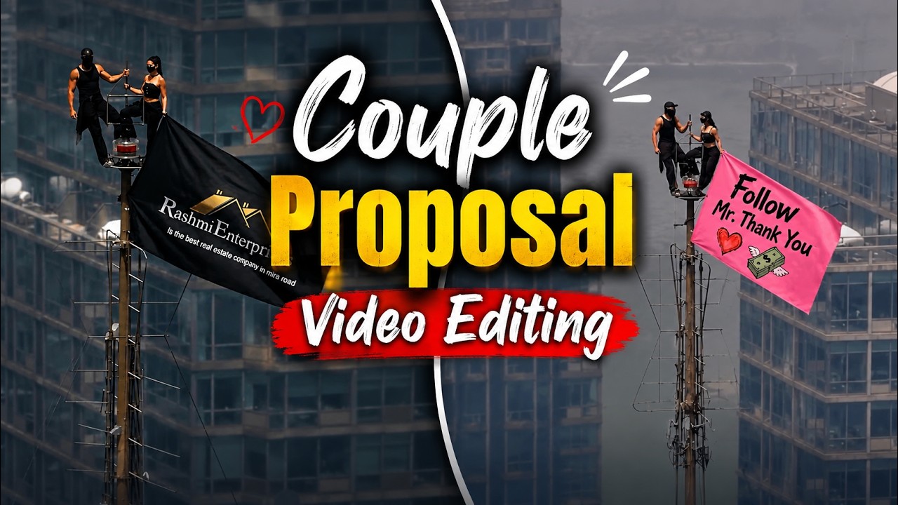 Viral Tower Couple Proposal AI Video Editing Prompt 2026 | Full Tutorial