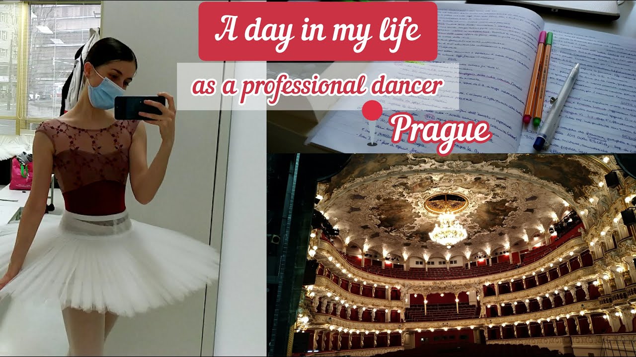 A day in my life as a PROFESSIONAL BALLET DANCER in Prague✨Vi porto con me a TEATRO🌸ITA sub ENG🇬🇧 #3