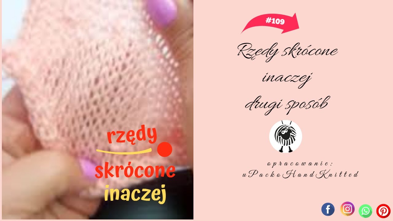Inny sposób wykonywania rzędów skróconych.