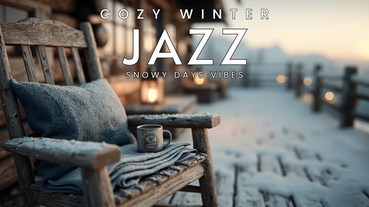 Cozy Winter Jazz & Coffee Shop Ambience | Расслабляющее нежное фортепиано для снежных дней ✨