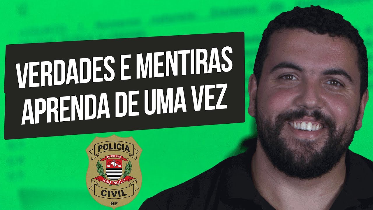 Raciocínio Lógico para PC SP |Dica 3| Verdades e Mentiras Aprenda De Uma Vez .