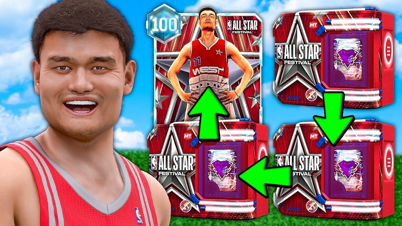 Открываю 3 коробки All-Star HOF и получаю рейтинг 100! Яо Мин! 📦😱 (Реакция)