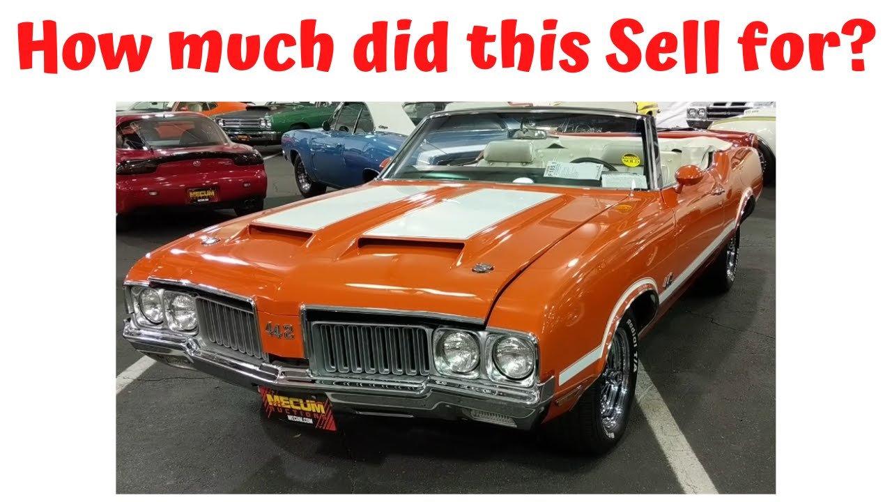 100's of Muscle Cars and Classic Cars getting Ready for the Auction Staging Lane at Mecum Auctions.