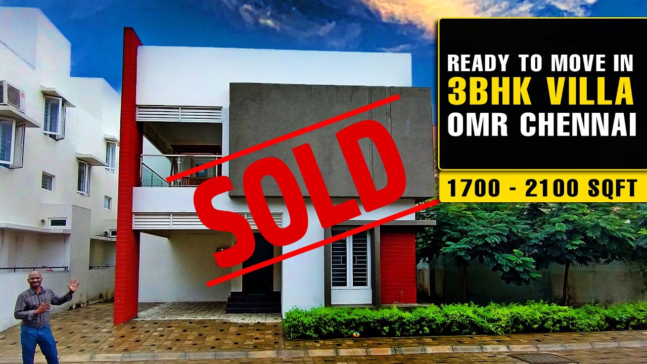 SOLD #1152 Independent 3BHK Villa | Behind Behind Siruseri IT park – OMR | For Sale in Chennai