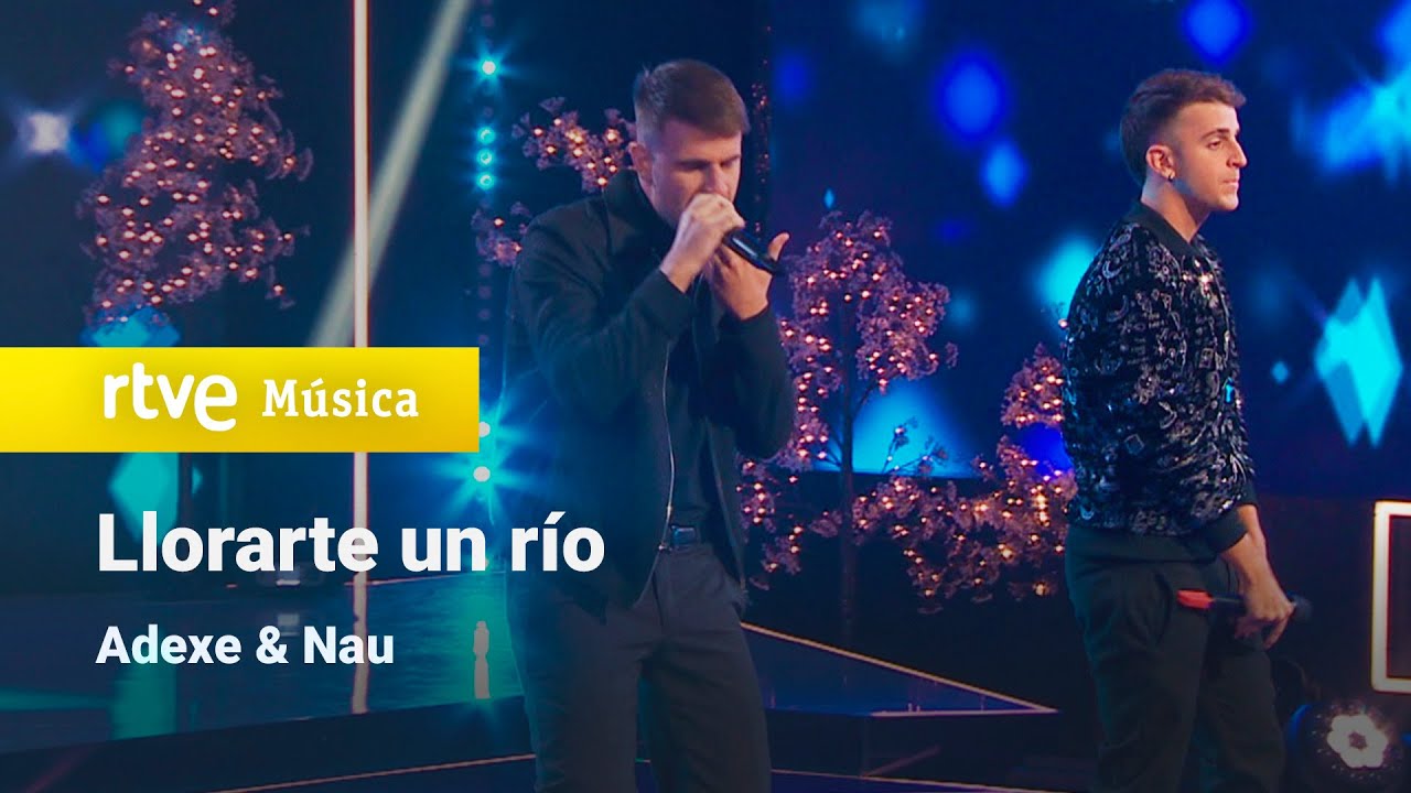 Adexe & Nau cantan “Llorarte un río” en el programa especial de Nochevieja 