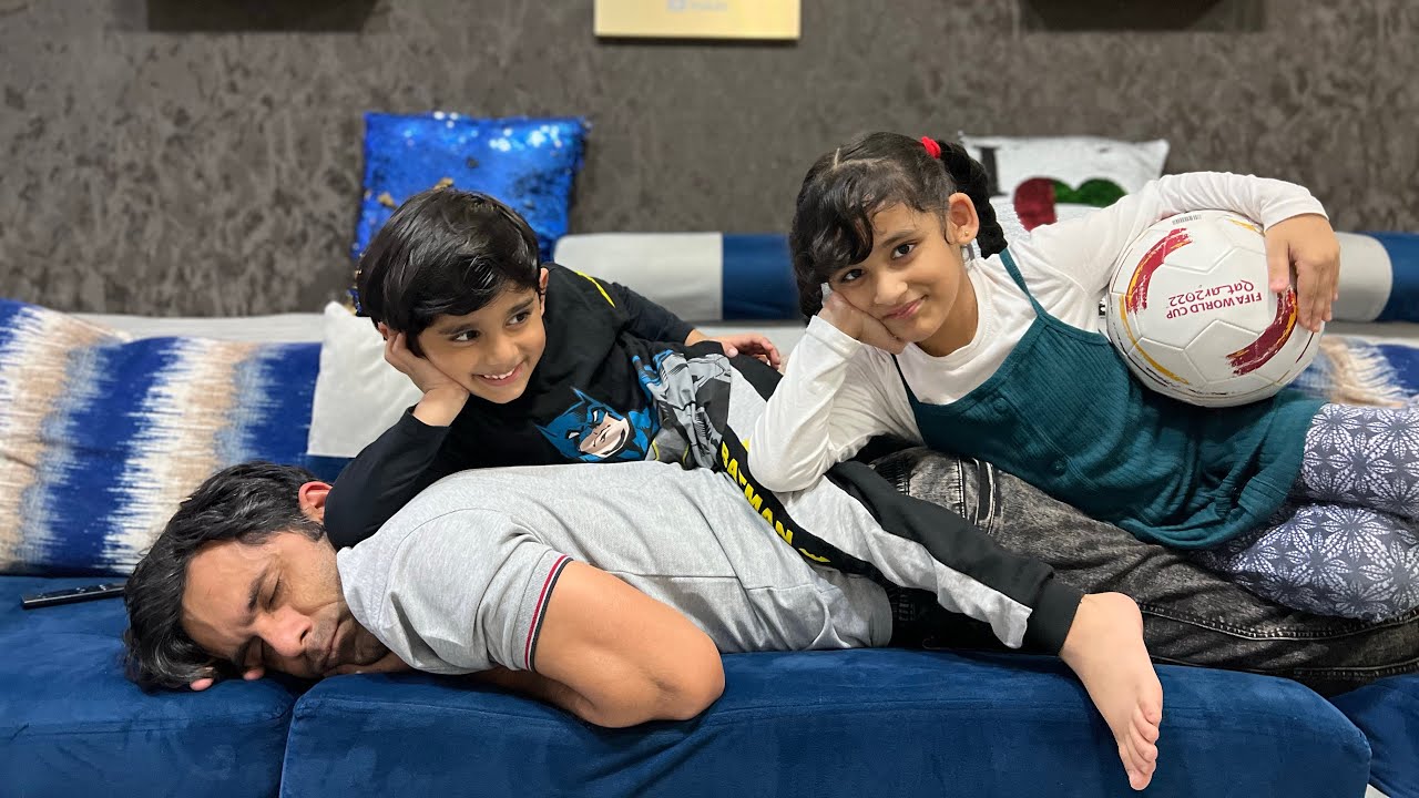 Daddy wants to sleep | Sleepy Daddy 😴 | Entertainment Show !