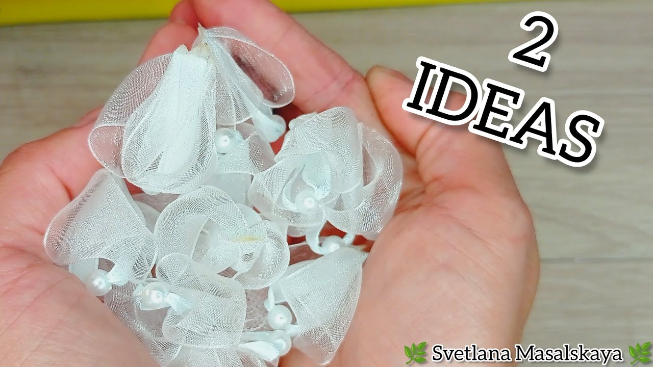 DIY 🎀 В ШКОЛУ с новыми Бантами!!!! Сделайте  эту Красоту для своих девочек/ 2 Идеи бантиков