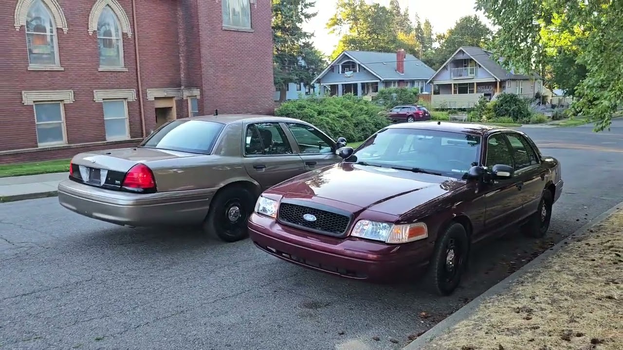2008 & 2011 CVPI Spokane Police 
