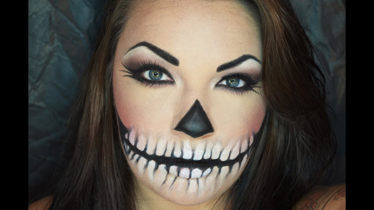 Calavera Sexy/Sexy Skull Halloween Makeup Turorial (EASY)