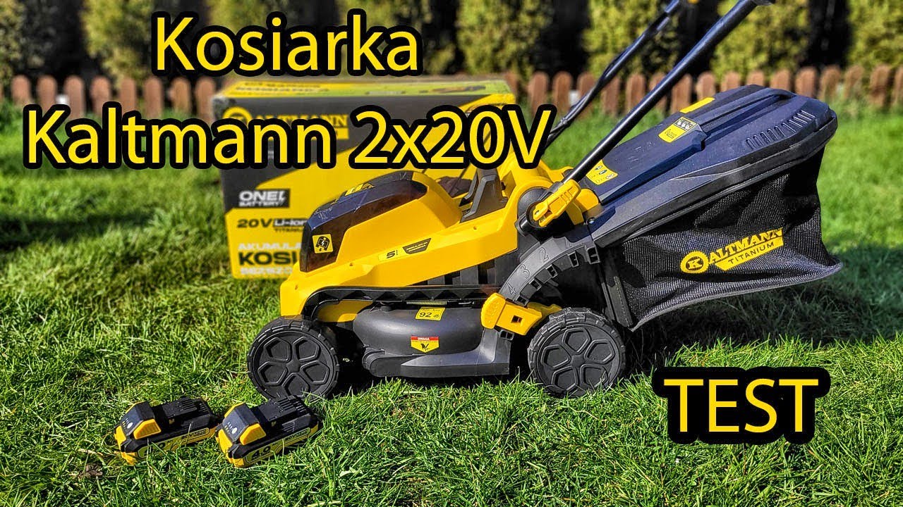 Kosiarka Akumulatorowa 2x20V Kaltmann KTI-K3302X20V Bezszczotkowa -TEST