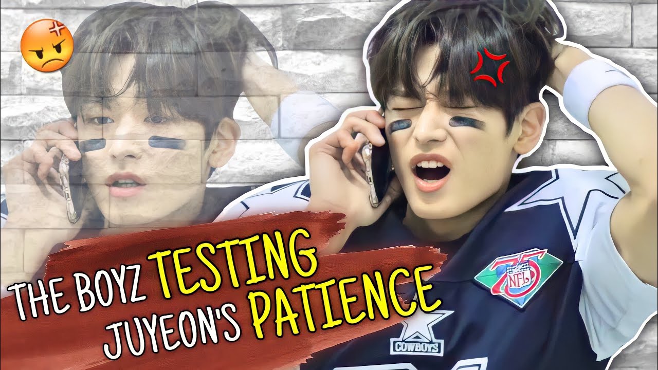 the boyz testing juyeon's patience for almost 10 minutes