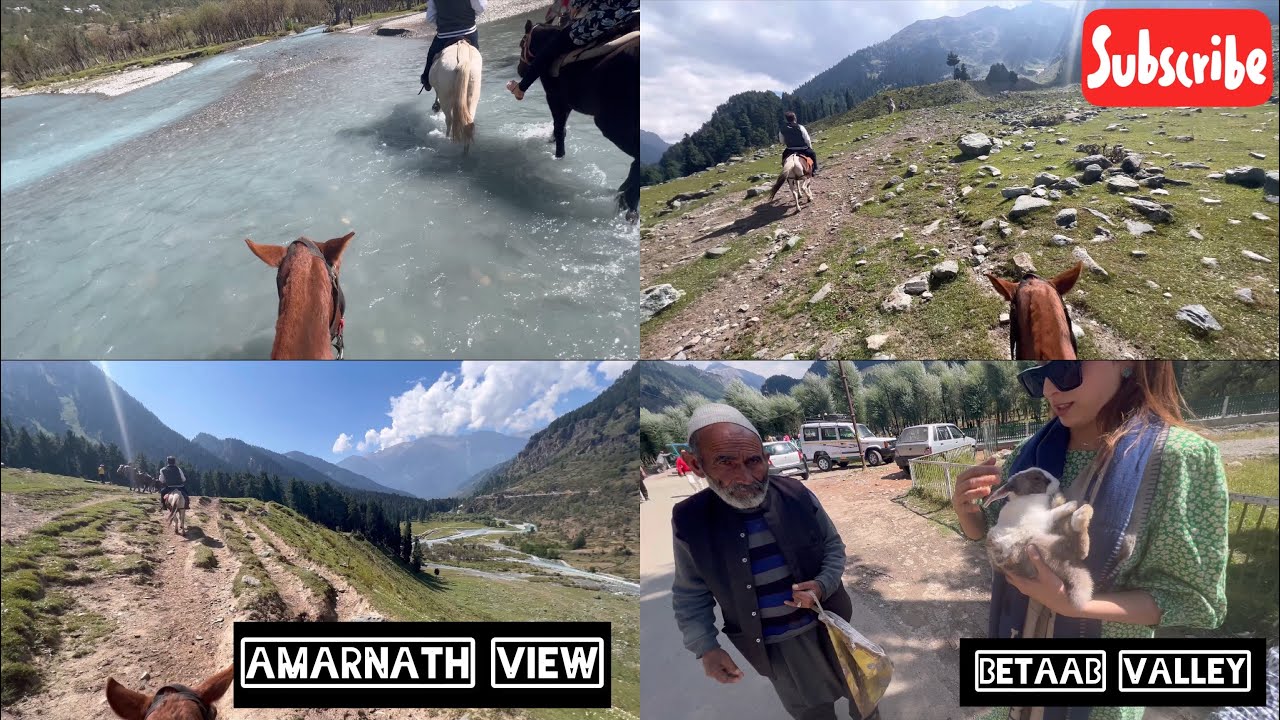 Betaab valley horse riding ❣️ and amarnath view 💫