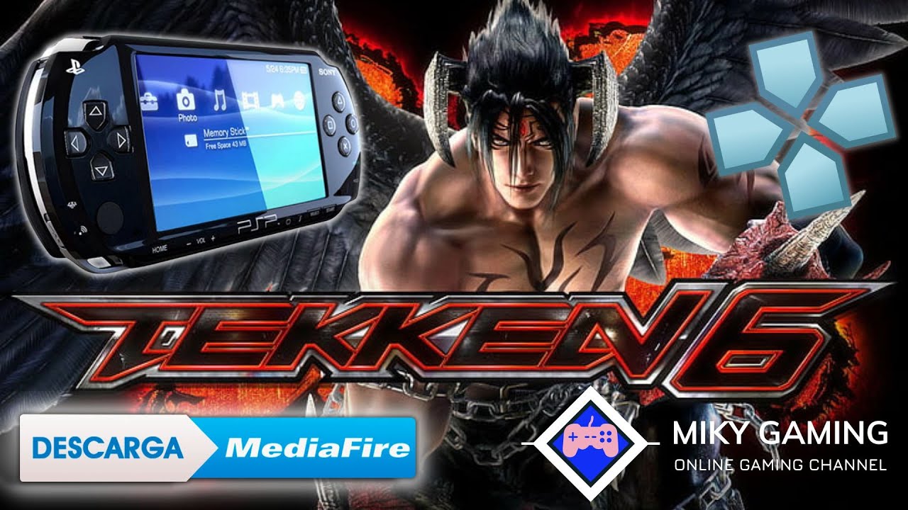 Tekken 6 PSP - GAMEPLAY /  MEDIAFIRE