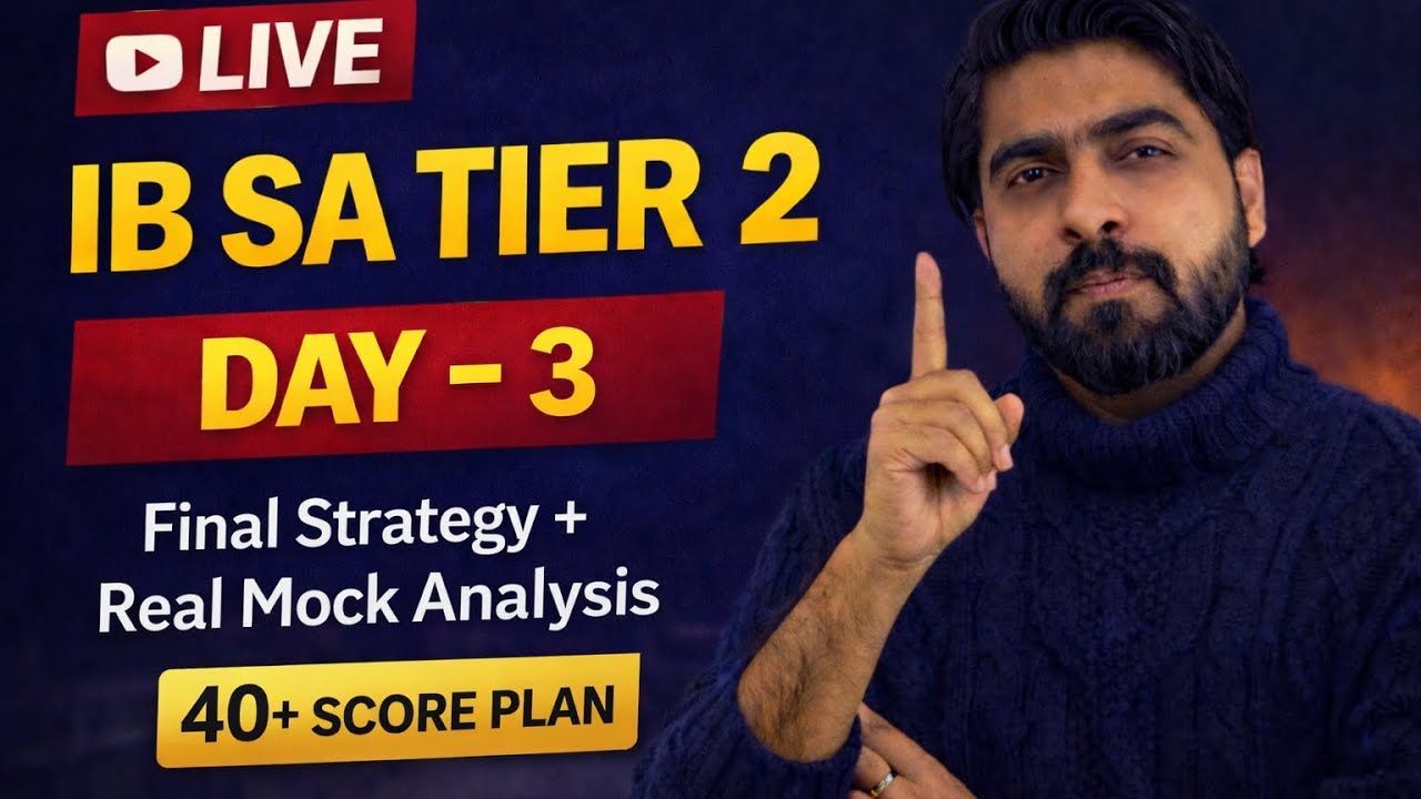 IB SA Tier 2 | Day -3 | Mock Discussion | Live | part-2 