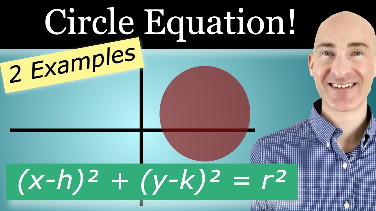 Standard Form of the Equation of a Circle Given Center and a Point