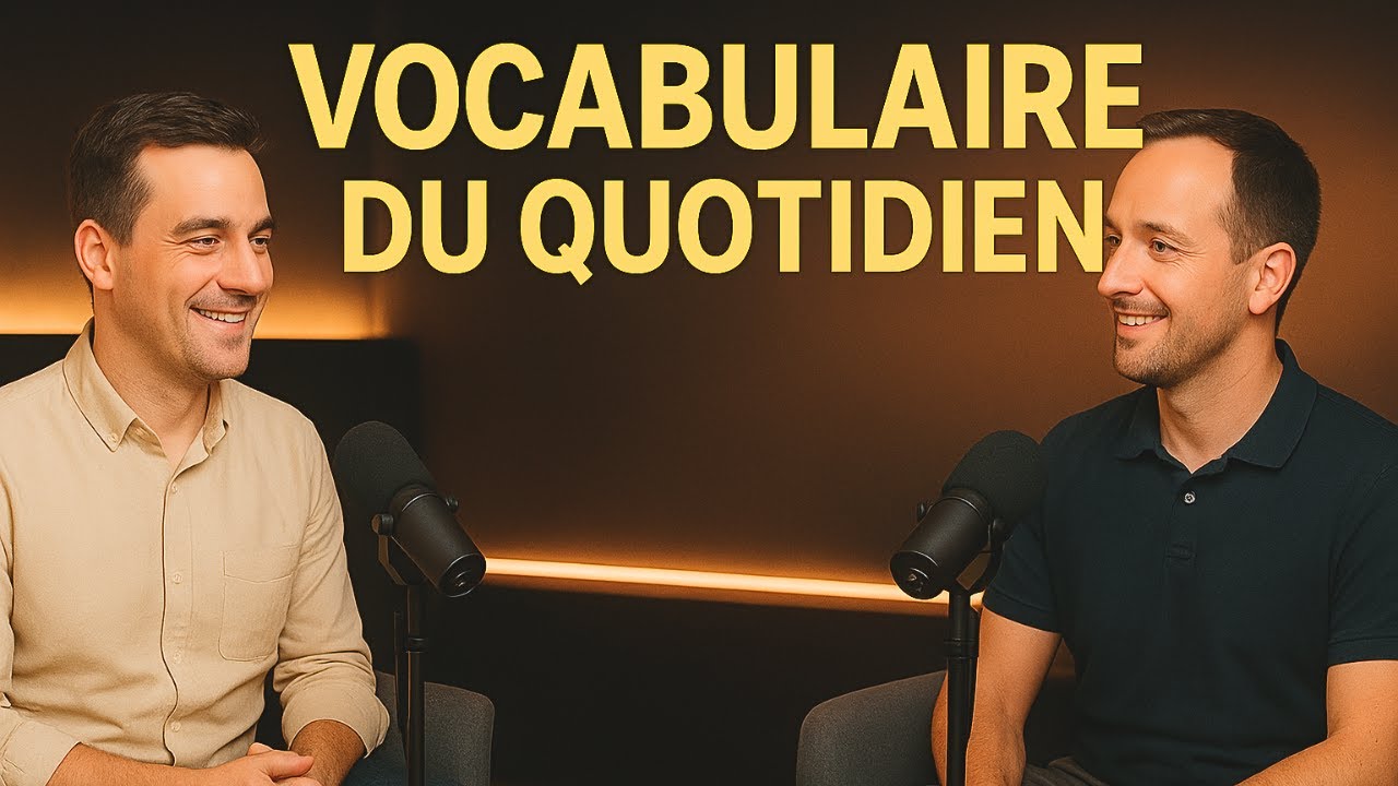 👉 Vocabulaire essentiel du quotidien en français | Maison, École, Travail (A1-A2)