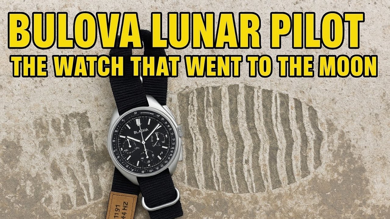 Bulova Lunar Pilot. El otro reloj que fue a la Luna.