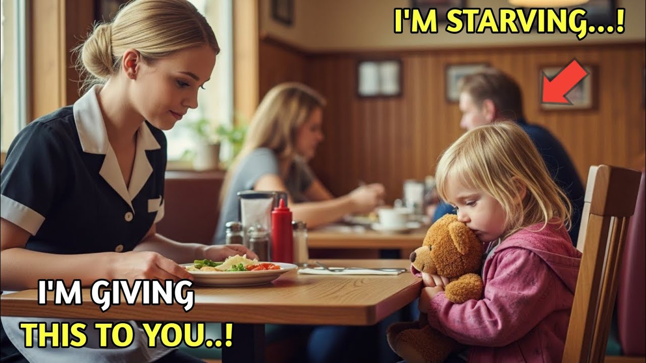 WAITER SECRETLY FED A POOR GIRL — THEN BILLIONAIRE CEO ARRIVED WITH POLICE AND CHANGED EVERYTHING