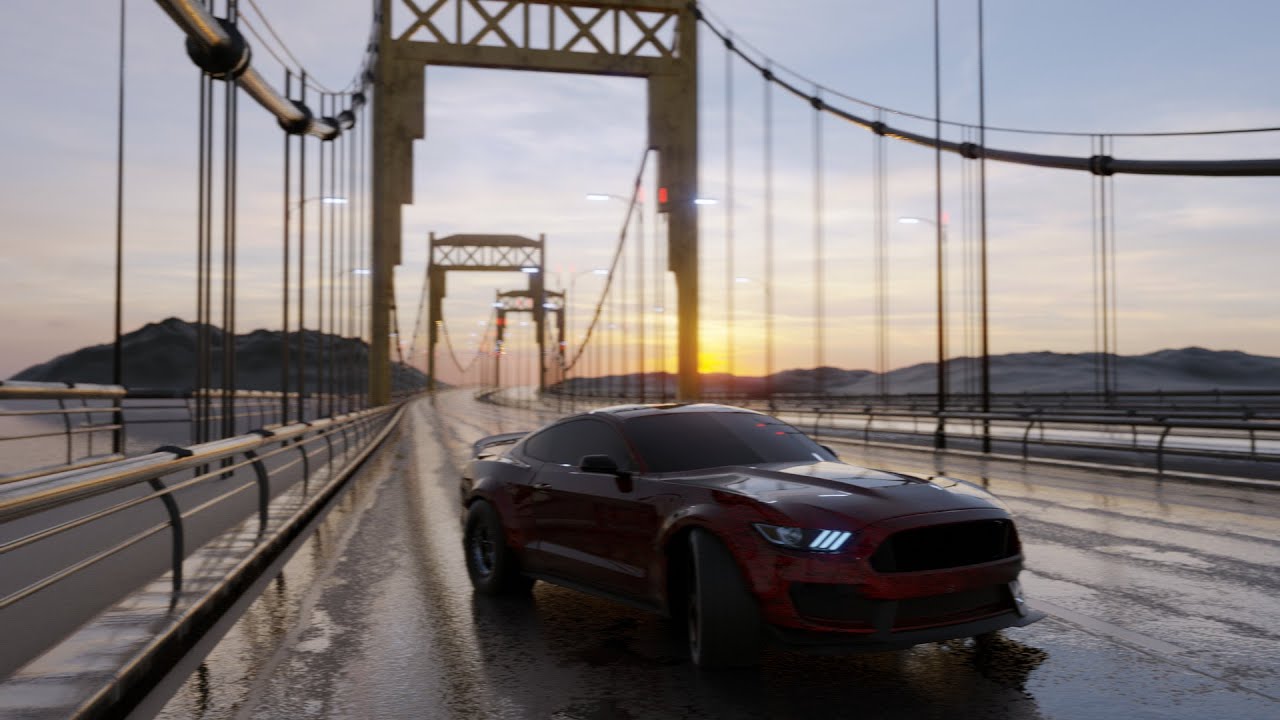 Build a Realistic Bridge Scene in Blender Under 10 minutes!