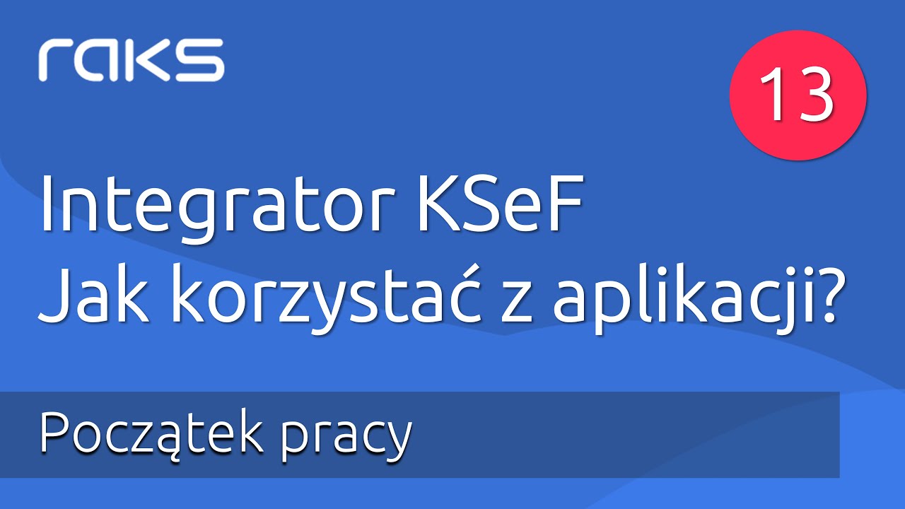#13 Integrator KSeF - Praca w aplikacji