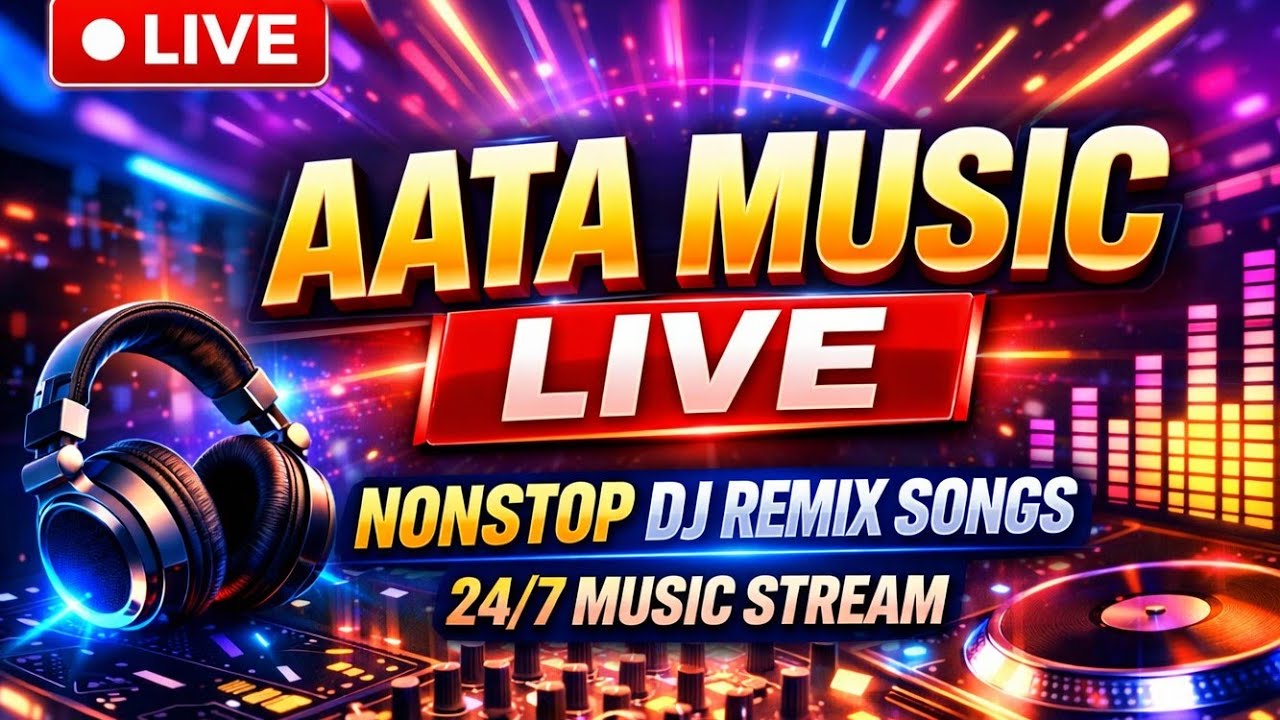 🔴 Aata Music Live | Nonstop DJ Remix Songs | 24/7 Hindi DJ Party Music