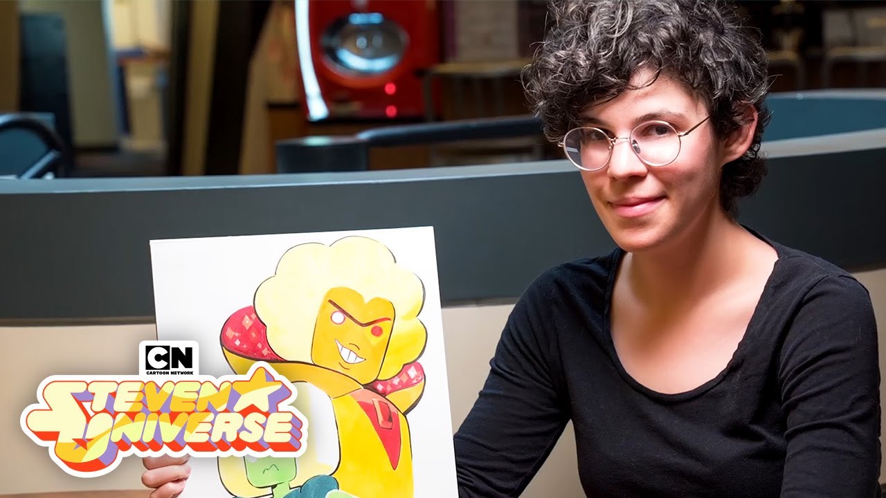 Rebecca Sugar Draws Hessonite & Squaridot | Steven Universe | Cartoon Network