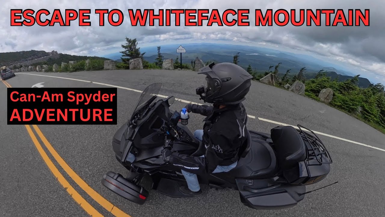 Can-Am Spyder Ride Up Whiteface Mountain