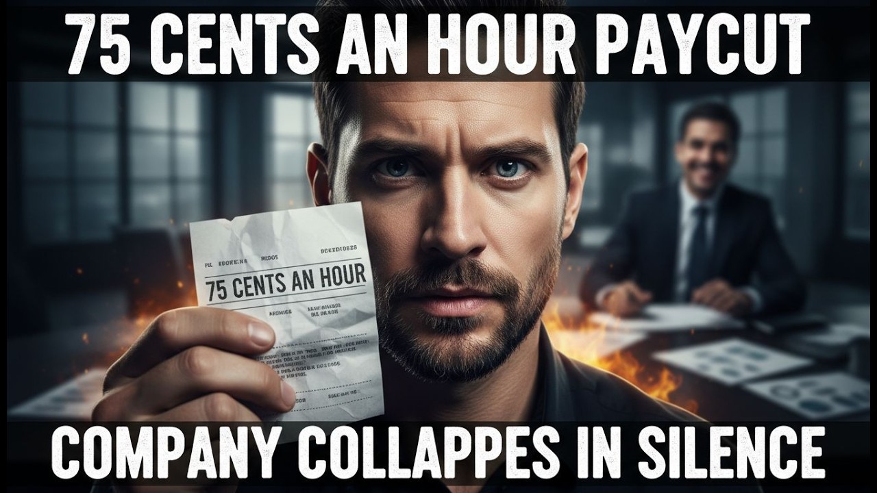 75 Cents an Hour Paycut – Company Lost Millions Overnight