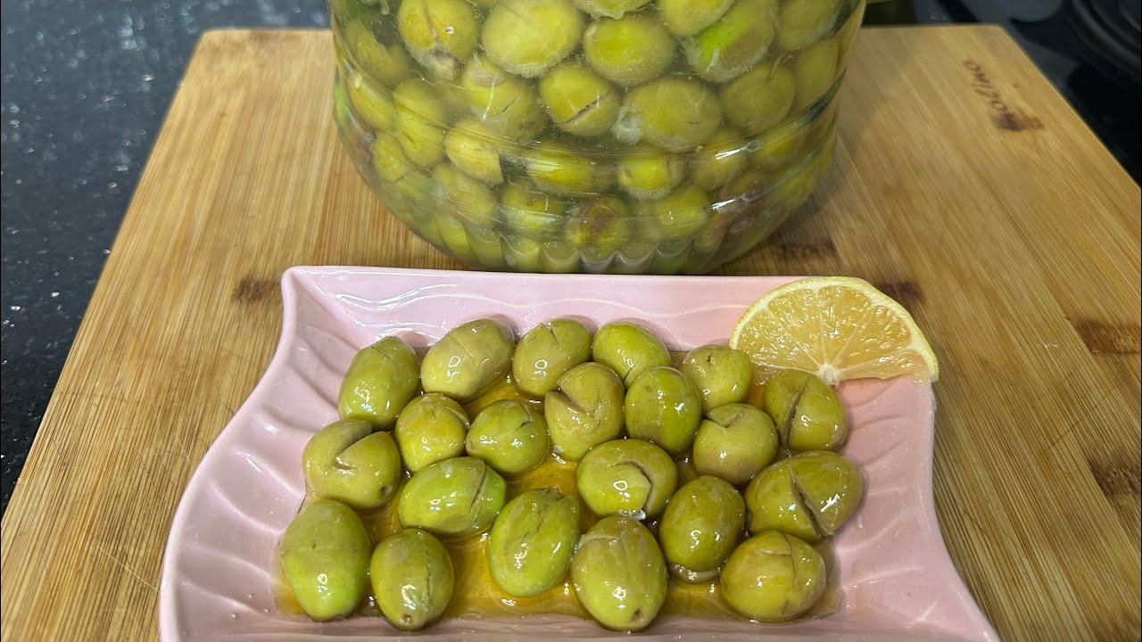 Doğal ve katkısız kırma yeşil  zeytin& limon ve tuz ile & 15günde hazır&garantili kırma yeşil zeytin