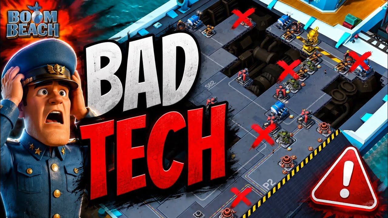 Гринд с ПЛОХИМИ ТЕХНОЛОГИЯМИ в 91-м сезоне! // Boom Beach Warships