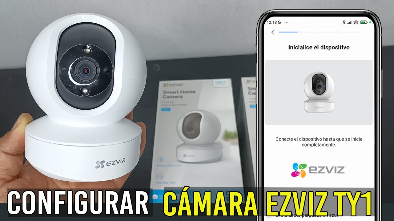 Cómo CONFIGURAR tu Cámara EZVIZ TY1/Descargar y Usar APP Ezviz(Paso a Paso)