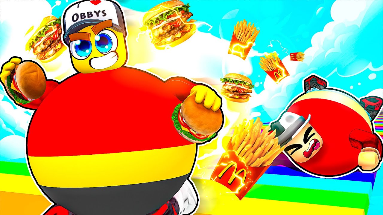 BÝT SUPER TLUSTÝ JE V POHODĚ, ALE V ROBLOXU... (Fat Race)