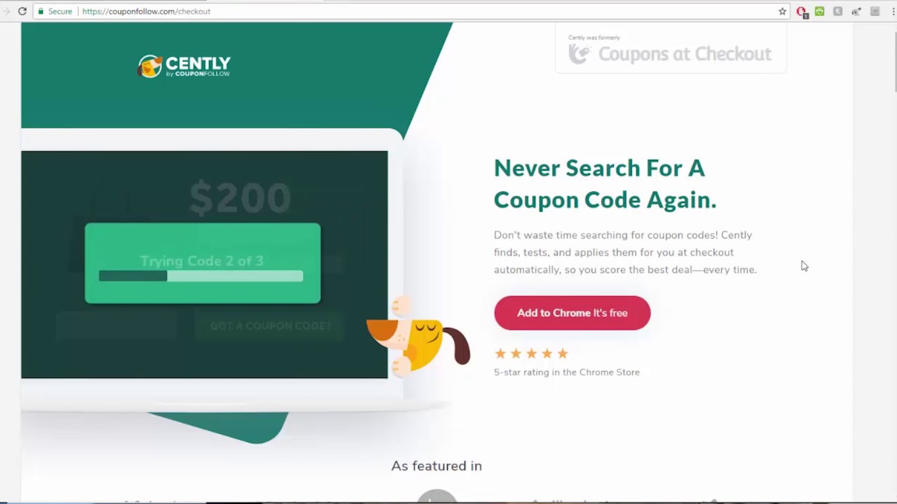 How to Find Coupons Online with Cently - The Coupon Code Hunter!