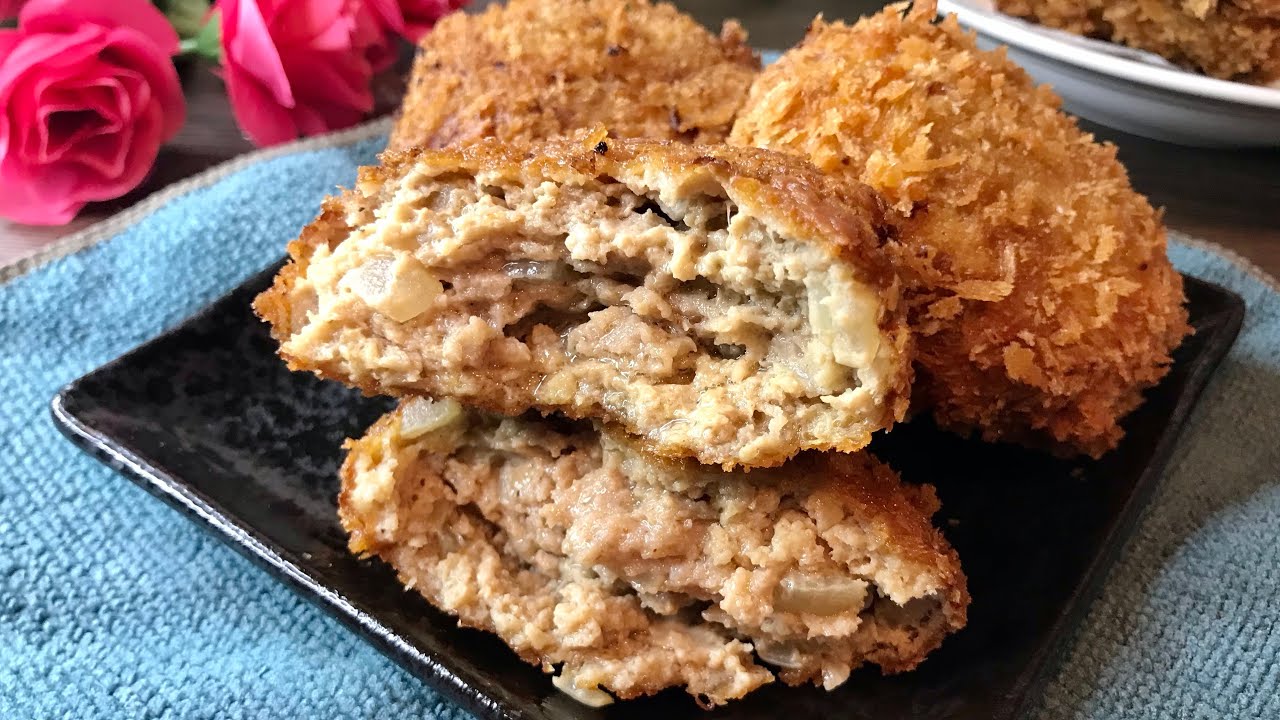 Juicy & Tasty MENCHI KATSU (Ground Meat Cutlet) メンチカツ