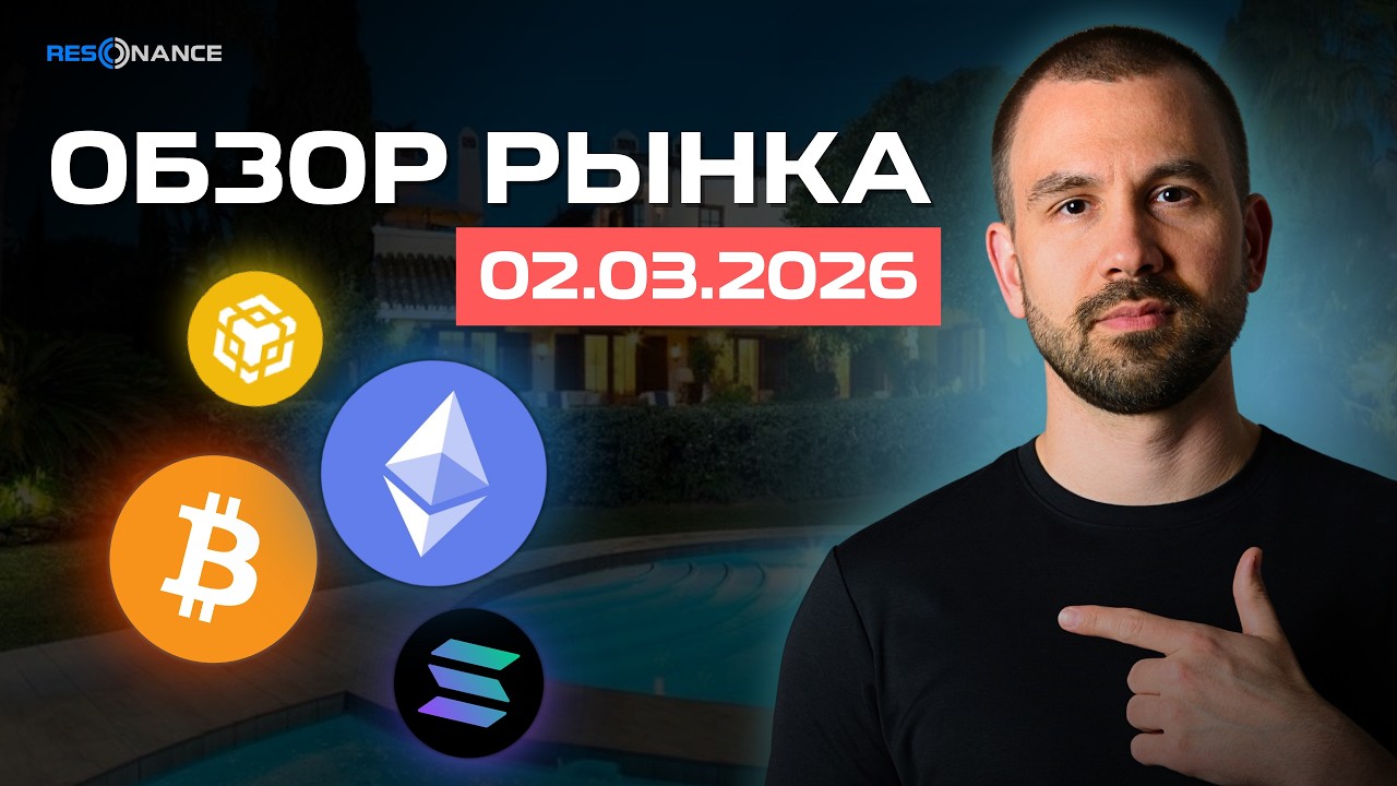 Обзор рынка крипты 02.03.2026 | Аналитика по объемам | Кластерный анализ