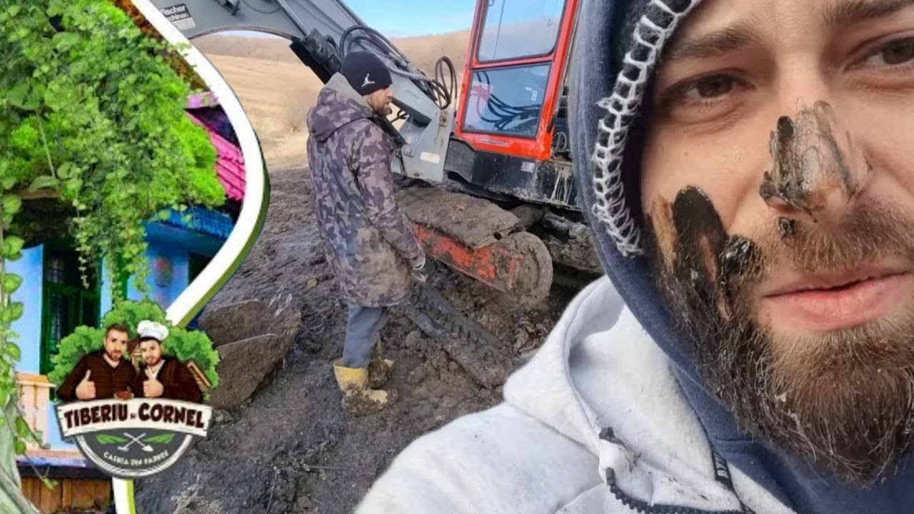 Am reușit să punem șinila la excavatorul de la Casuta din Padure !!
