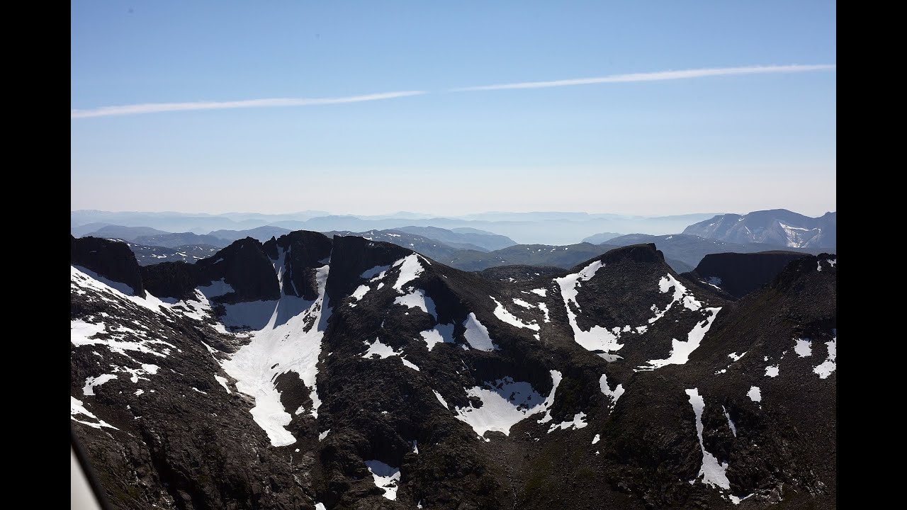 Flytur over Rosendalsalpene - Bjørndalstraversen med mer...