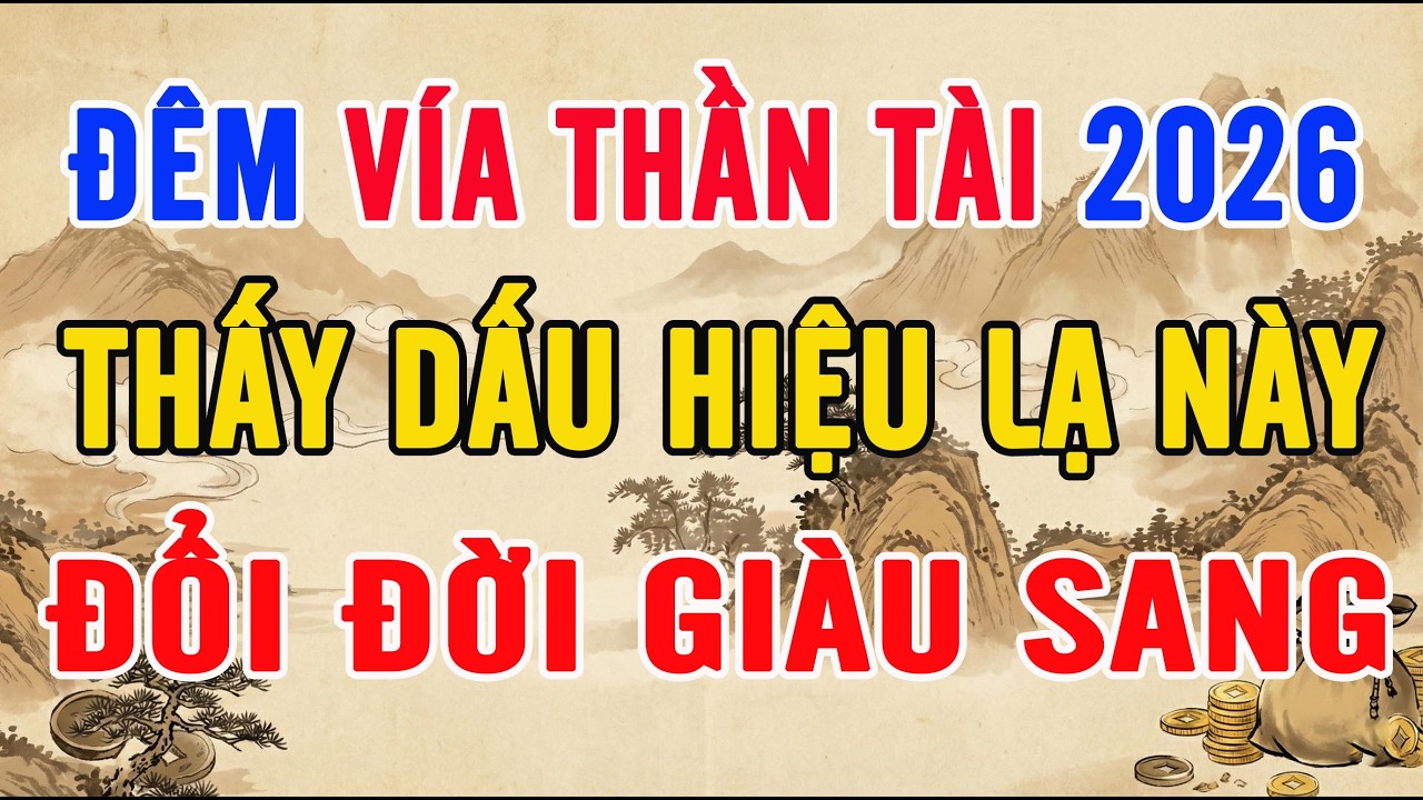 ĐÊM VÍA THẦN TÀI: THẤY DẤU HIỆU LẠ NÀY TRÊN TAY XIN CHÚC MỪNG, TÀI LỘC ĐẦY KHO, ĐỔI ĐỜI GIÀU SANG