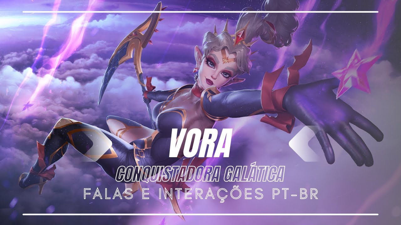 ❰Paladins Voice Lines❱ Vora Skin (Conquistadora Galática) - Falas e Interações Traduzidas PT-BR
