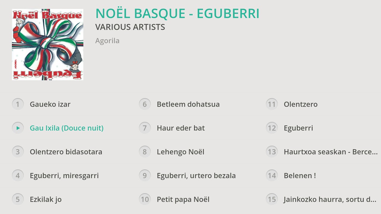No&euml;l basque - Eguberri ( Chants de No&euml;l)