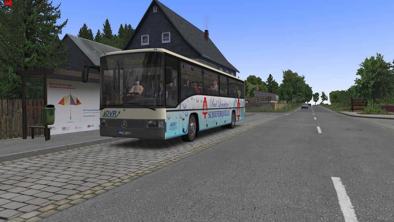 OMSI 2: Steam Edition | Thueringer Wald | Маршрут 735 (Lichtentanne - Altenfeld | Full Route)