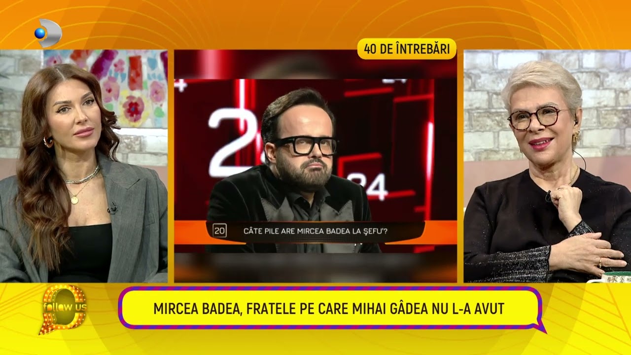 Follow us! - Mircea Badea, fratele pe care Mihai Gadea nu l-a avut!