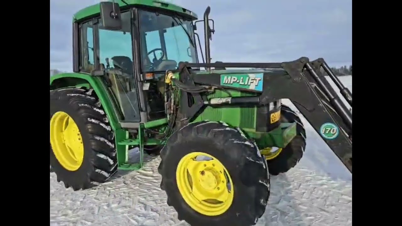 Huutokaupat.com myy! John Deere 6200 etukuormaajalla varustettu traktori. 1993., Ylivieska