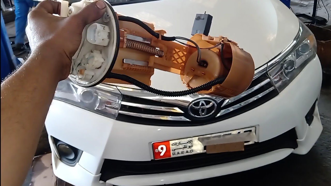 Toyota corolla 2015 fuel pump. filter replacement