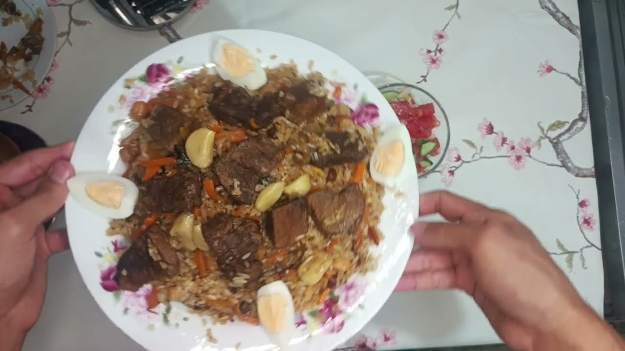 Homemade Delicious Plov | Traditional Rice & Meat Recipe