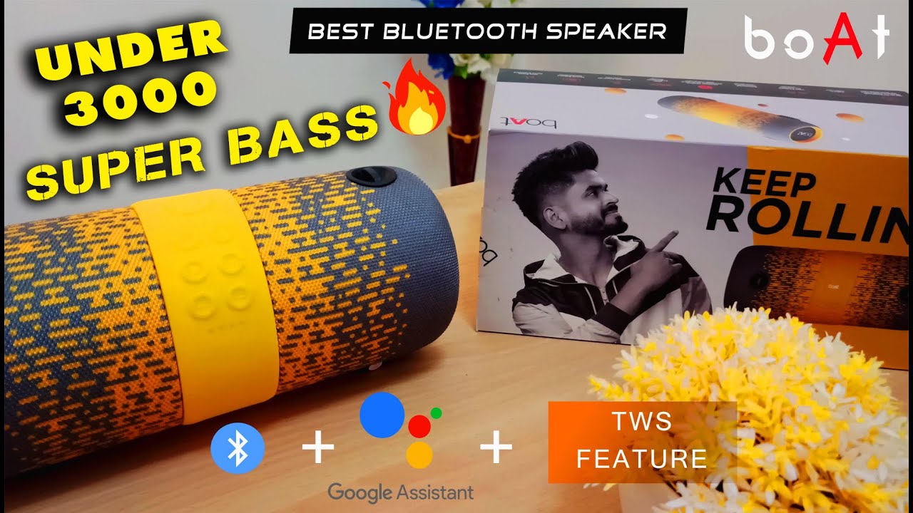 Best Bluetooth Speakers Under ₹3000 ⚡ BOAT STONE 1200F | Unboxing Review & Sound Test