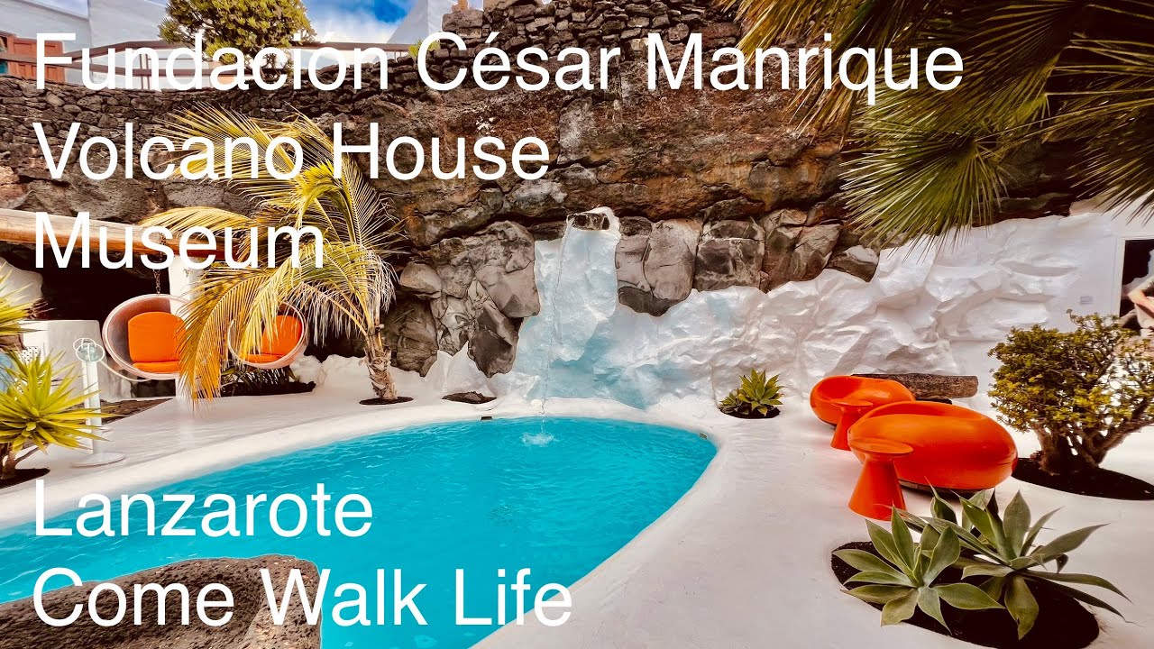Fundación Cesar Manrique, Lanzarote - Volcanic Bubble House, Gardens & Museum - 4K
