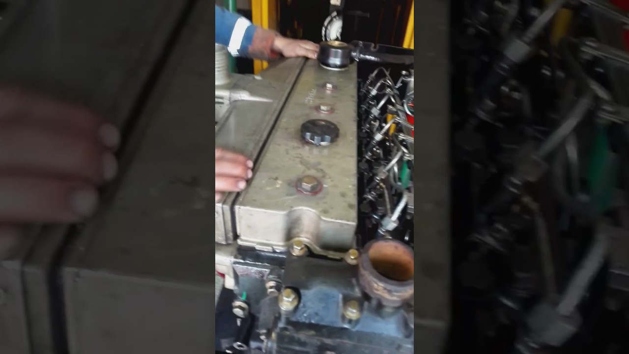 Encendido de un motor perkins 1106 recién reparado